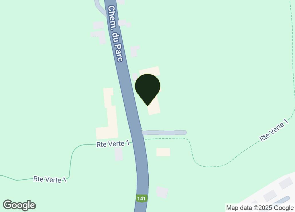 Map showing location at 45.3096812, -72.1646718