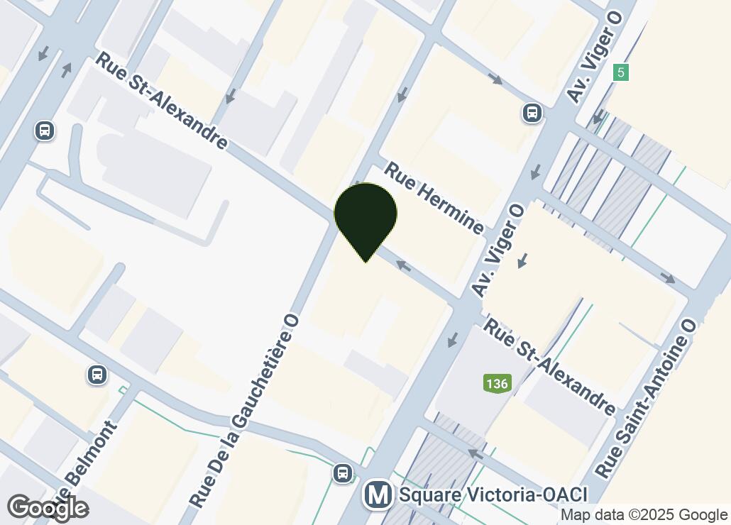 Map showing location at 45.503073, -73.5632229