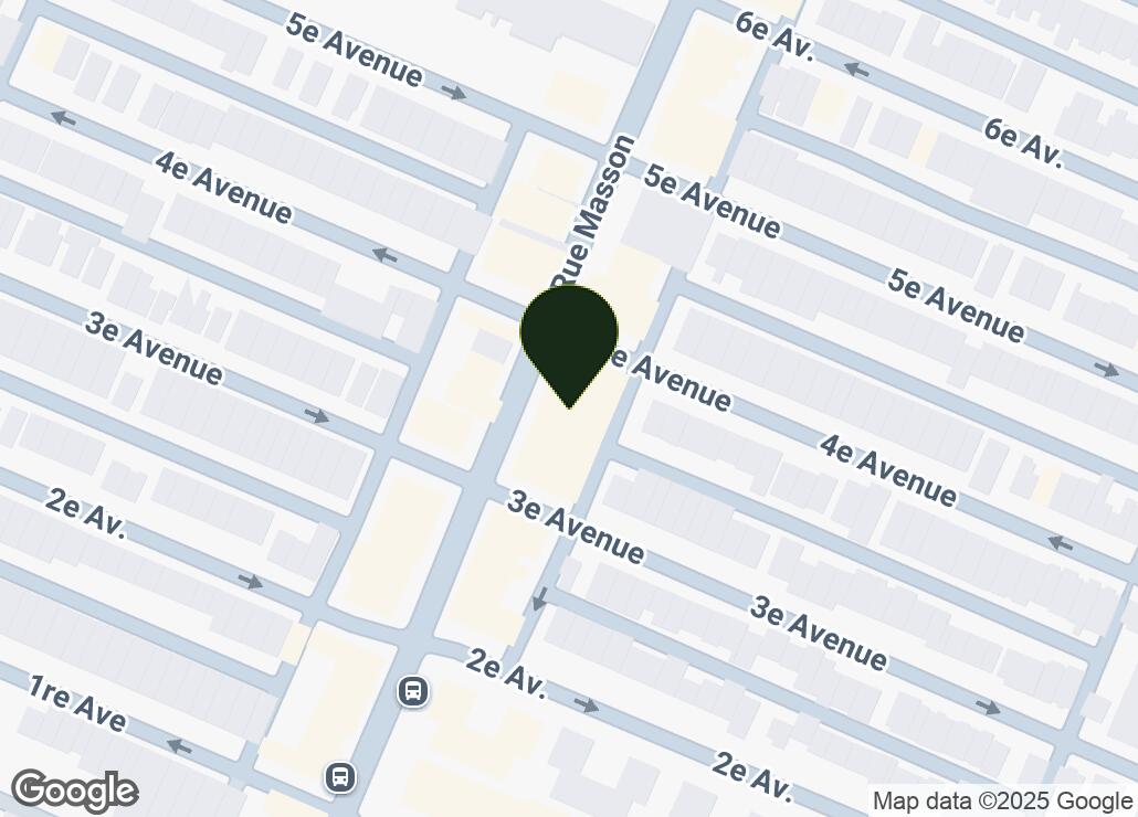 Map showing location at 45.54668, -73.5754709