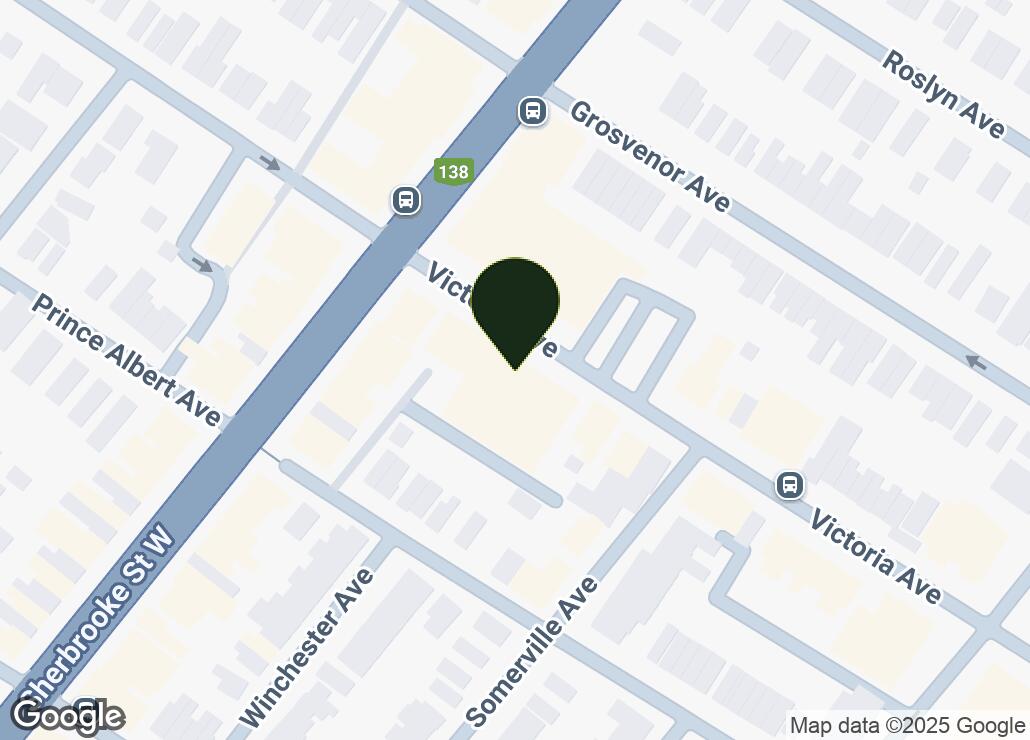 Map showing location at 45.4785112, -73.6027978