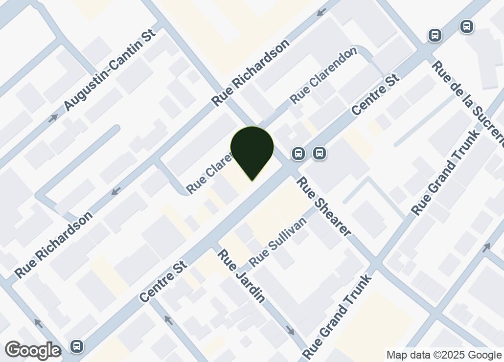 Map showing location at 45.482813, -73.5624987