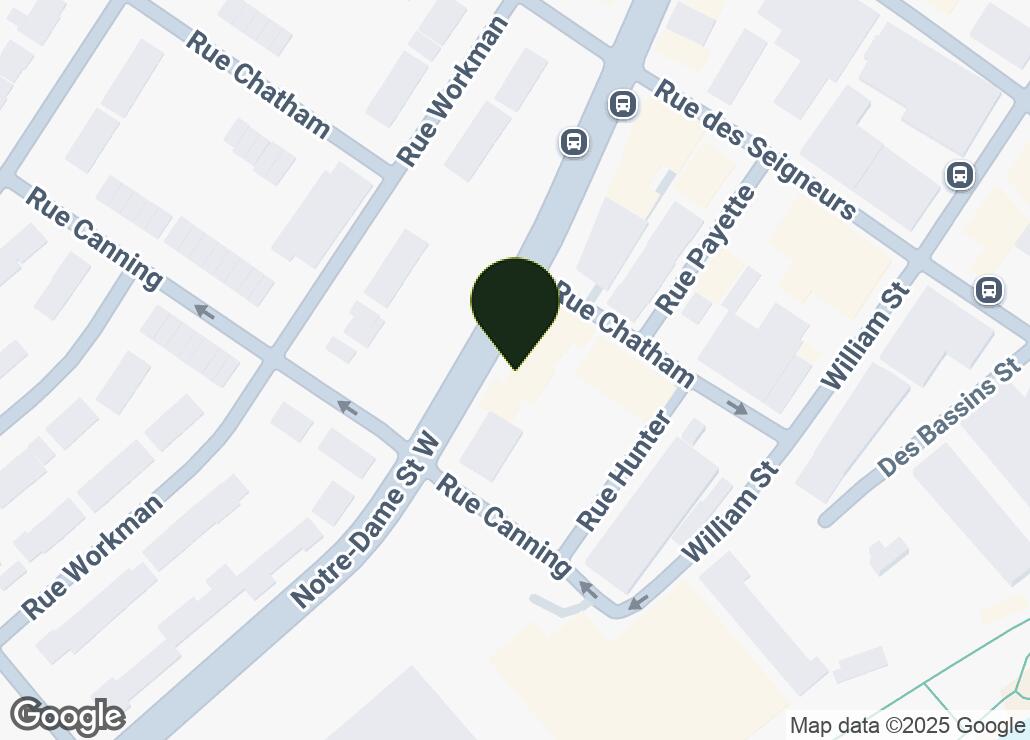 Map showing location at 45.4865311, -73.5695436