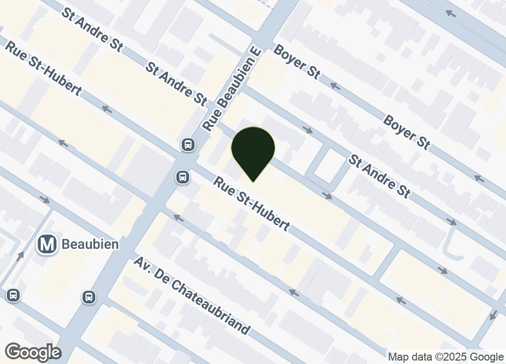 Map showing location at 45.535955, -73.602344