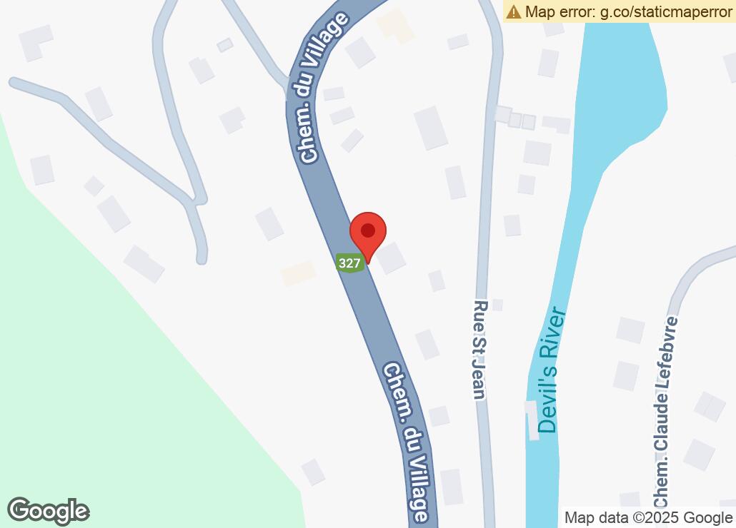 Map showing location at 46.2080094, -74.6027534