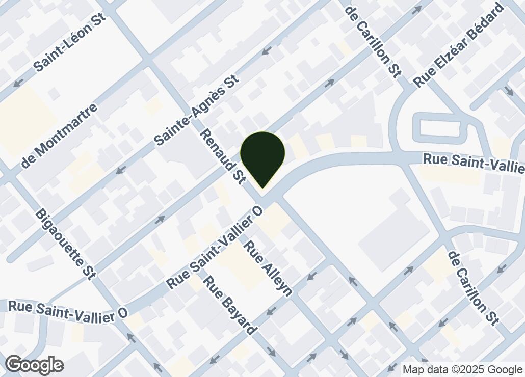 Map showing location at 46.8119326, -71.2391937