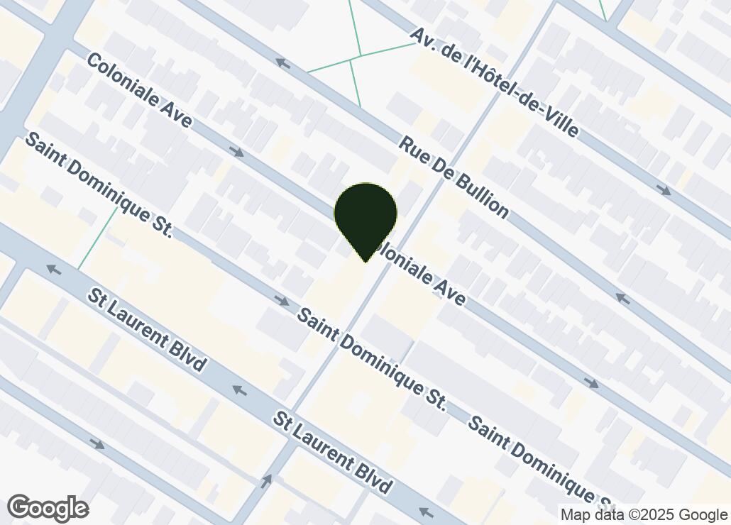 Map showing location at 45.5147776, -73.5720161