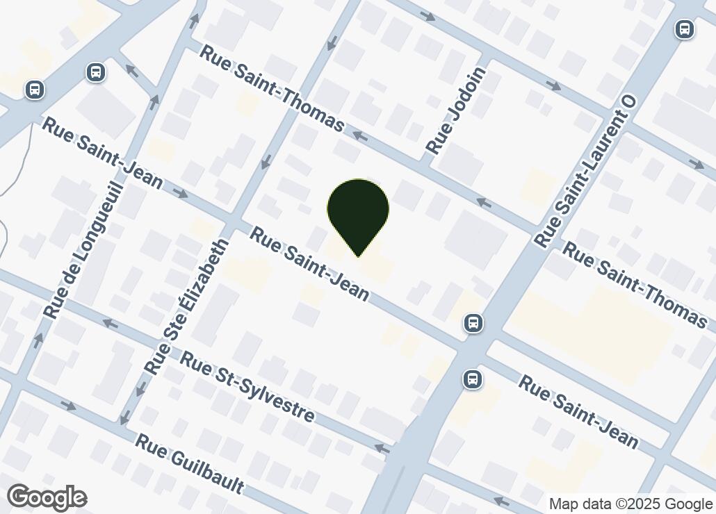 Map showing location at 45.5362789, -73.5091431