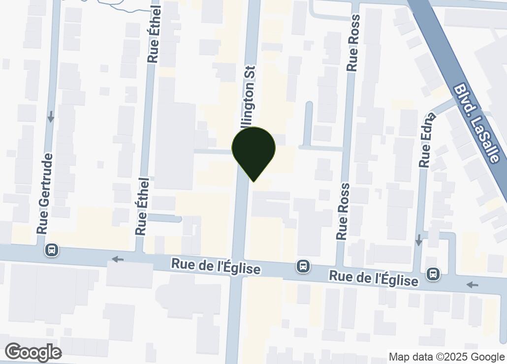 Map showing location at 45.463437, -73.5668396