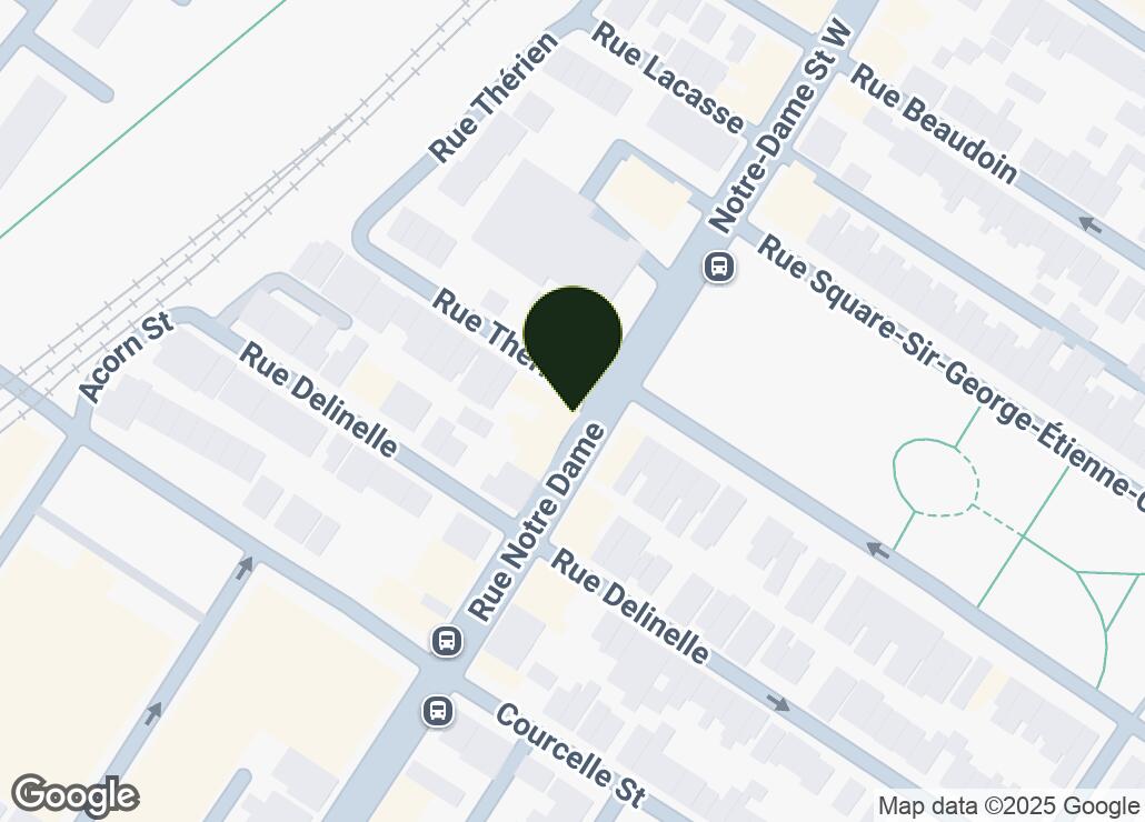 Map showing location at 45.4736323, -73.5881347