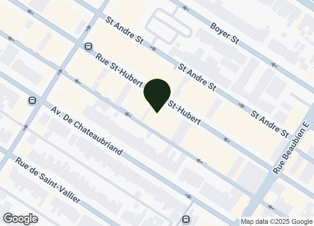 Map showing location at 45.536842, -73.605157