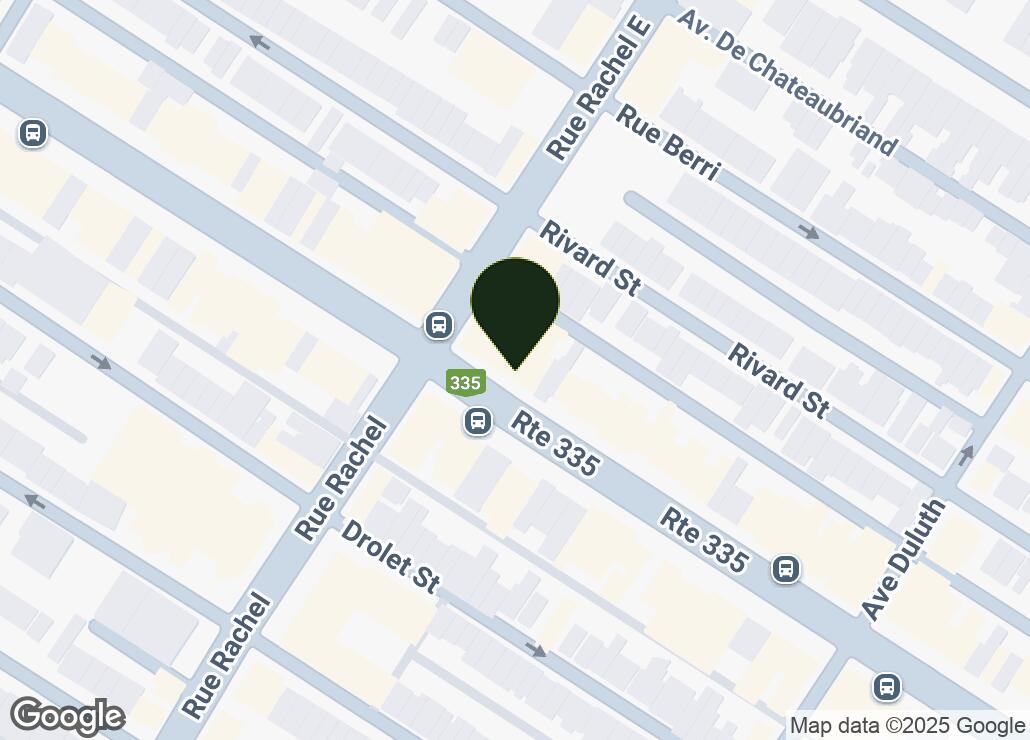 Map showing location at 45.5217603, -73.5776943