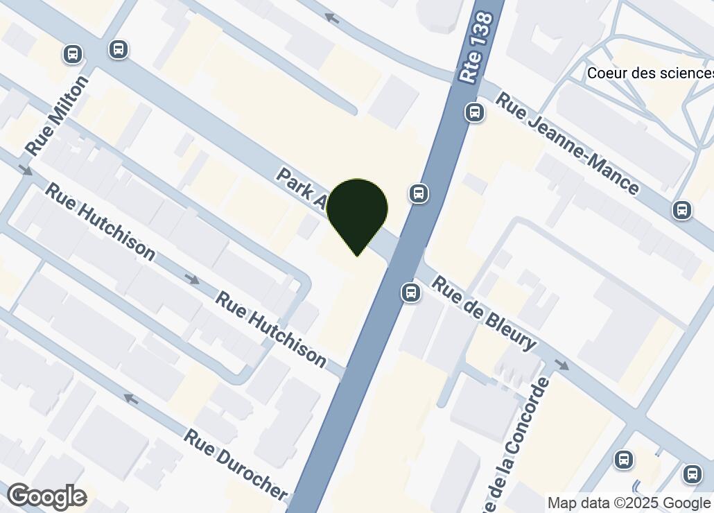 Map showing location at 45.5083794, -73.5716646