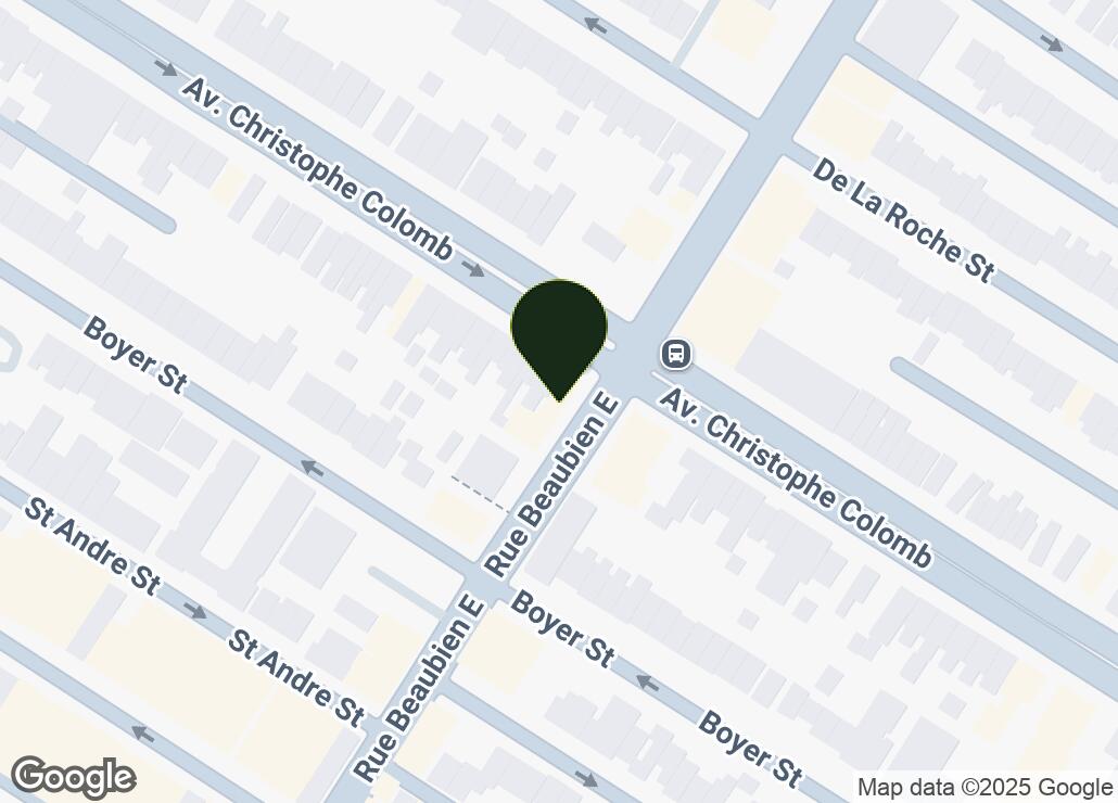 Map showing location at 45.5376605, -73.601879