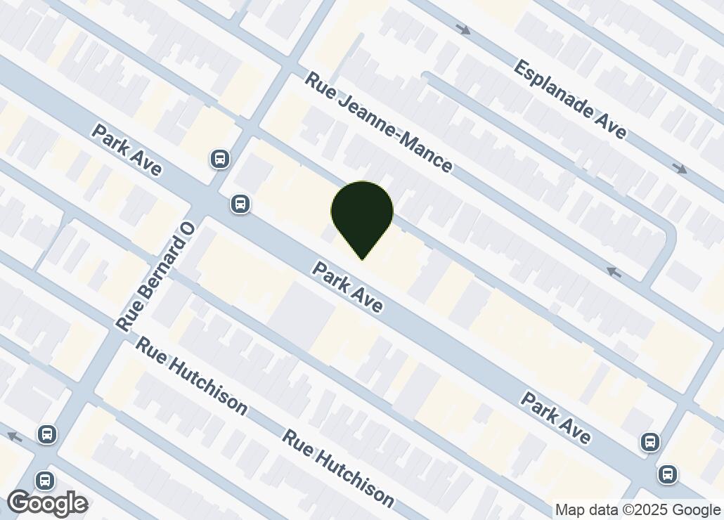 Map showing location at 45.5233421, -73.6043431