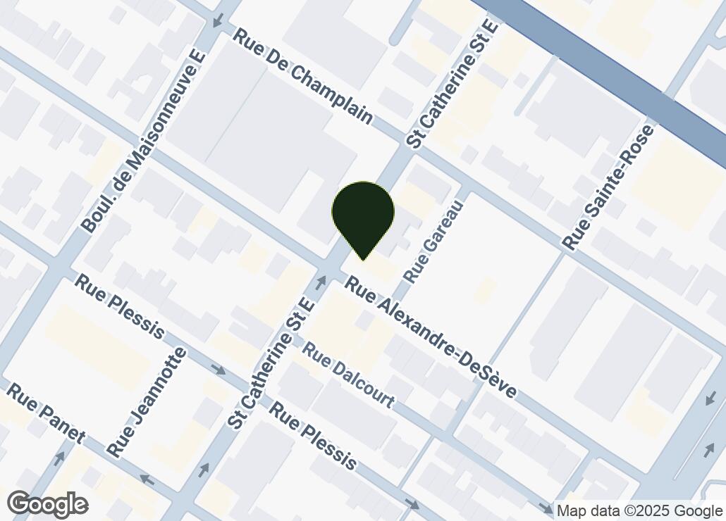 Map showing location at 45.5212193, -73.5534309