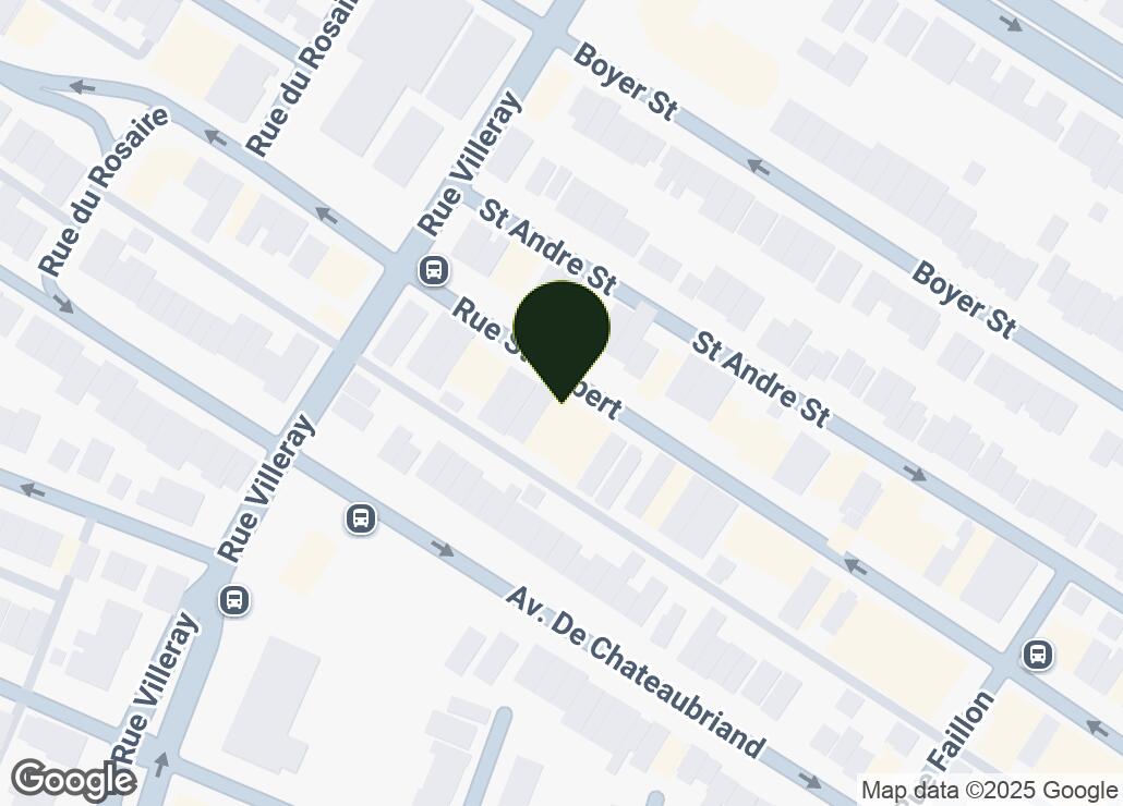 Map showing location at 45.543771, -73.620155