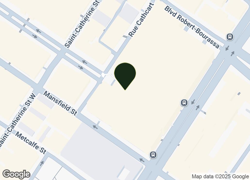 Map showing location at 45.5013088, -73.569677