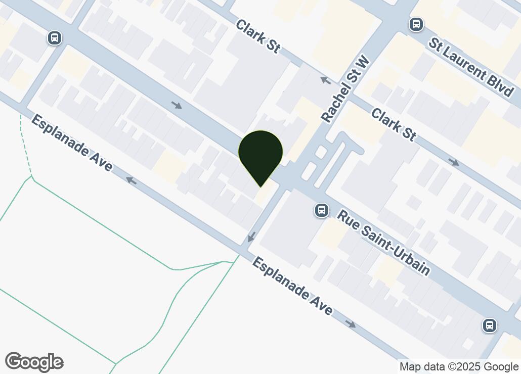 Map showing location at 45.5167594, -73.5831218