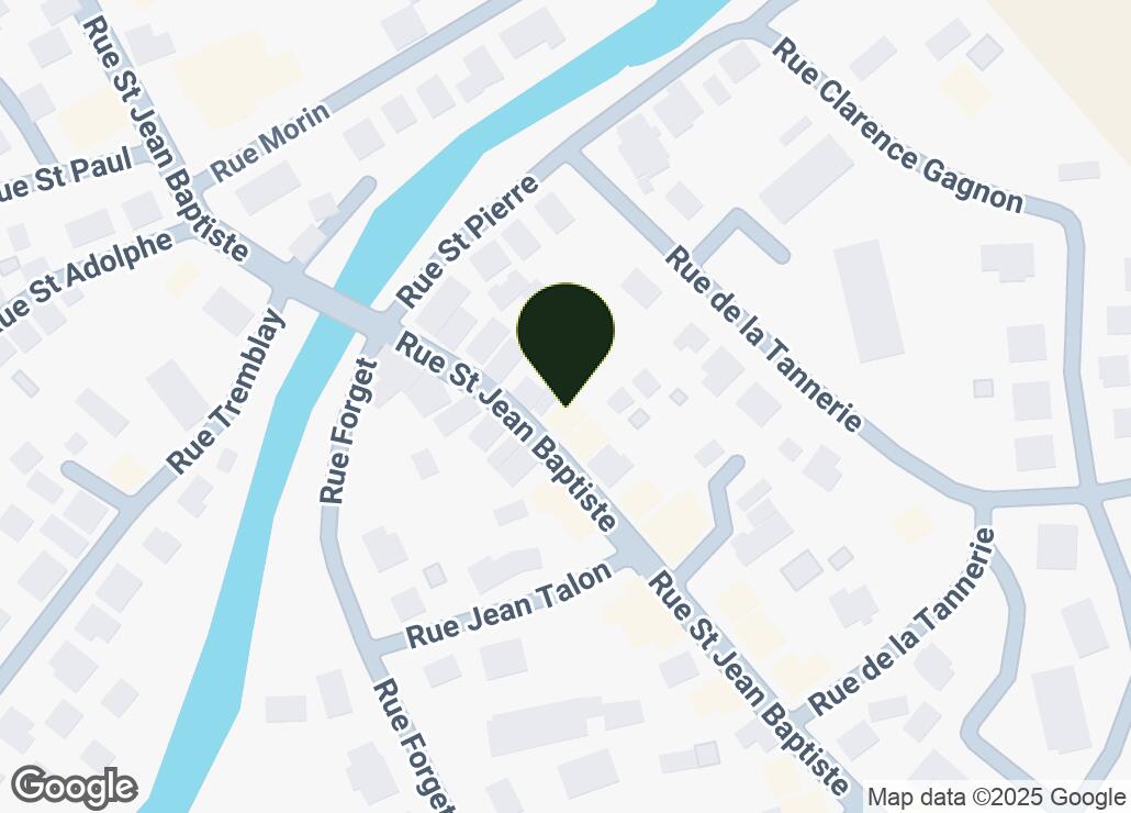 Map showing location at 47.4445547, -70.5090071