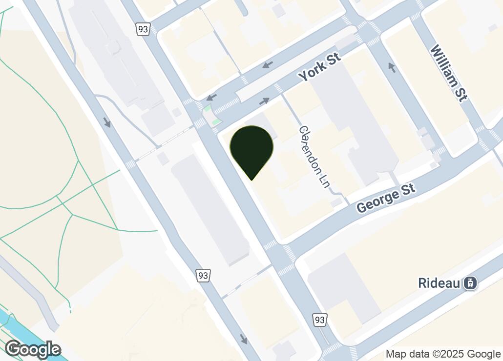 Map showing location at 45.4268835, -75.6943237