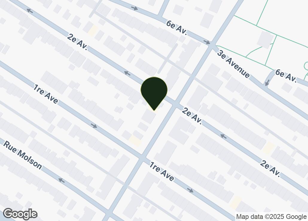 Map showing location at 45.5525433, -73.5935952