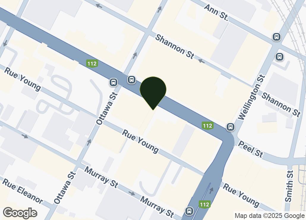 Map showing location at 45.4936538, -73.5588403