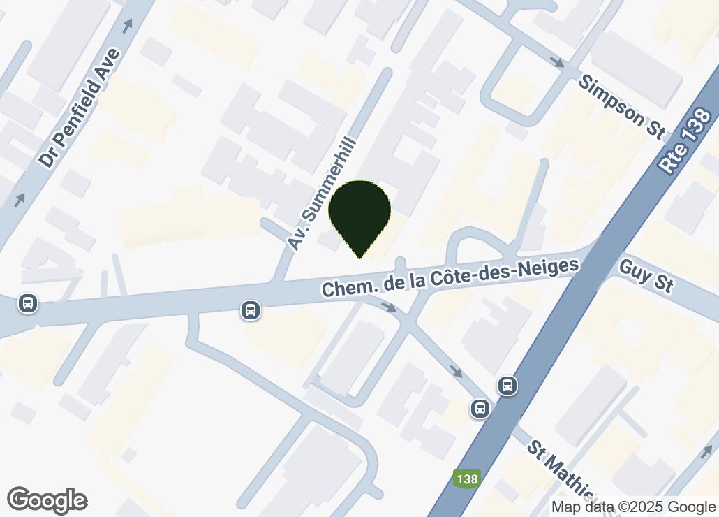 Map showing location at 45.4965766, -73.5836048