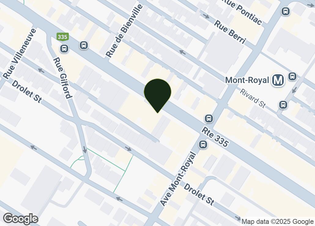 Map showing location at 45.5241886, -73.5837526