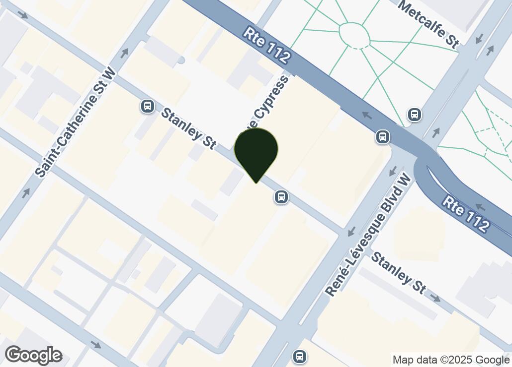 Map showing location at 45.498491, -73.5720341