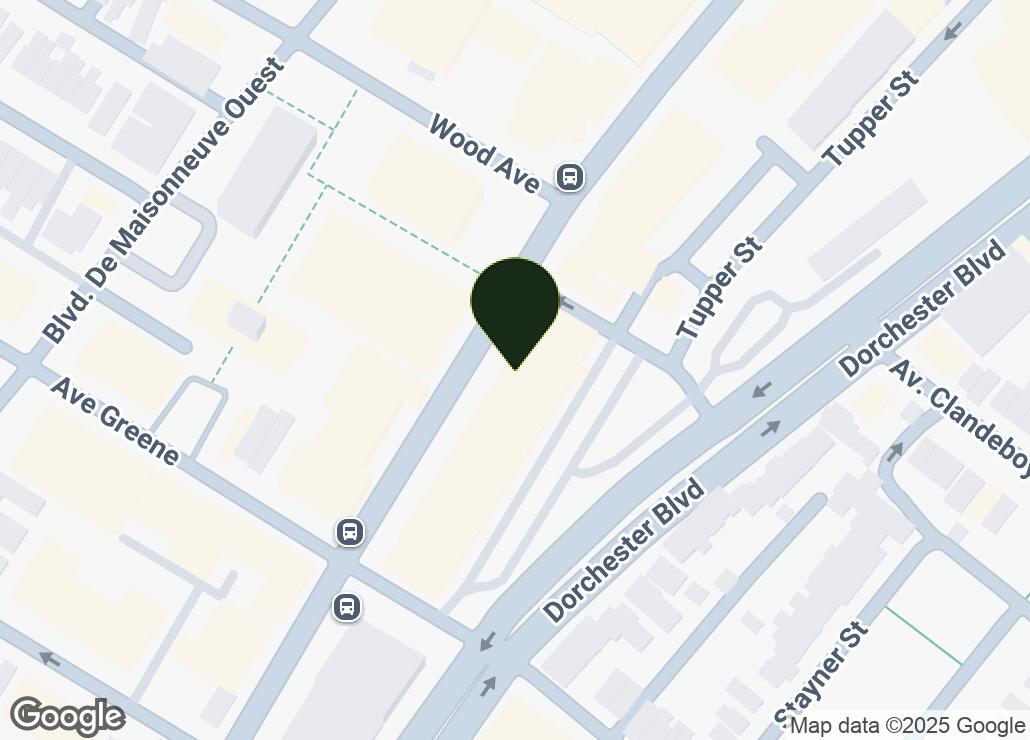 Map showing location at 45.4868886, -73.5869233