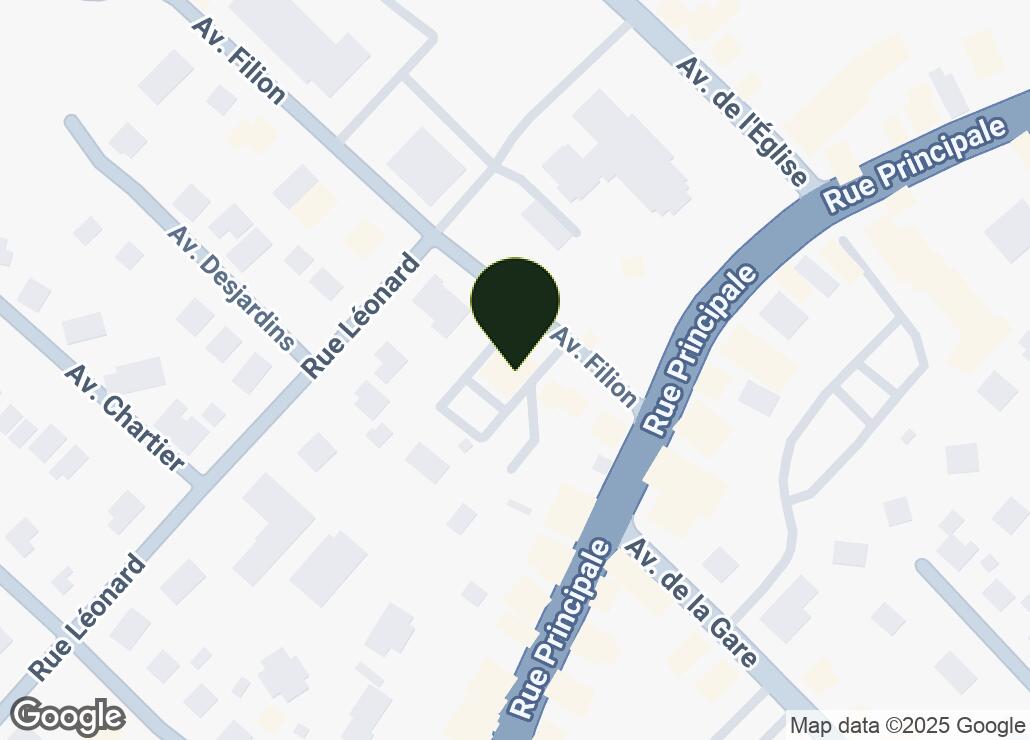 Map showing location at 45.895078, -74.1581543