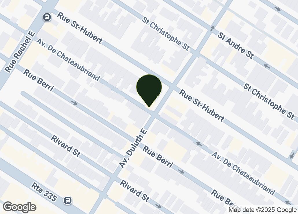 Map showing location at 45.5222281, -73.5747344