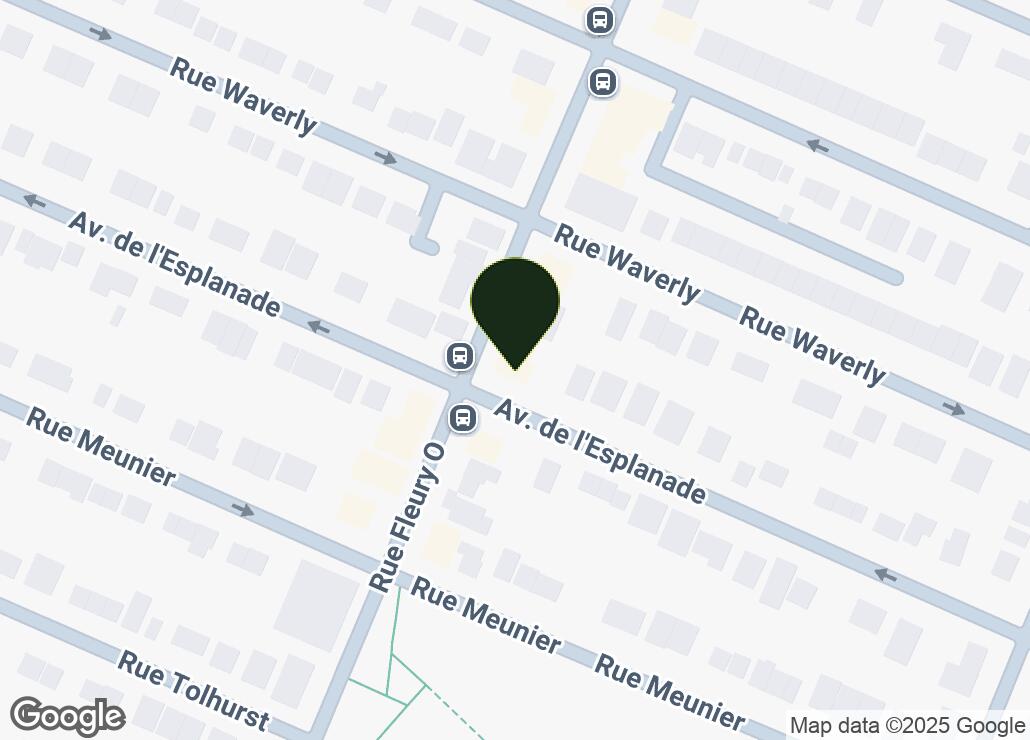 Map showing location at 45.5457577, -73.6662991