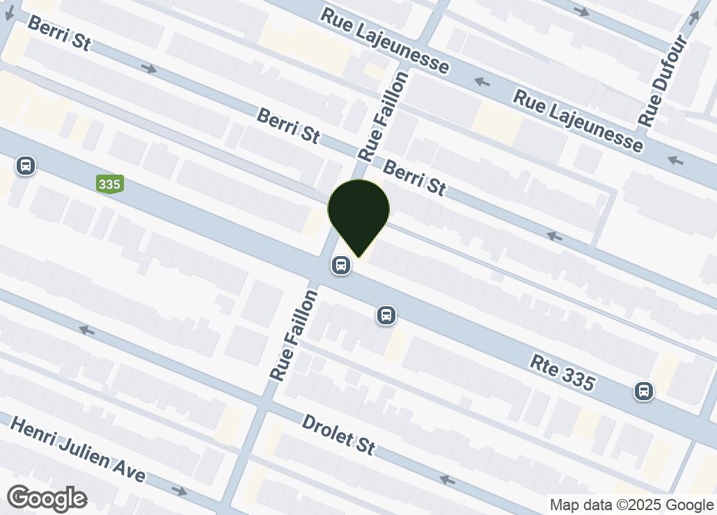 Map showing location at 45.540075, -73.6199398