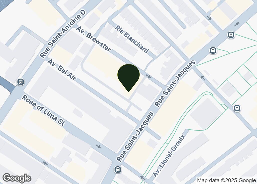 Map showing location at 45.4822587, -73.5827437