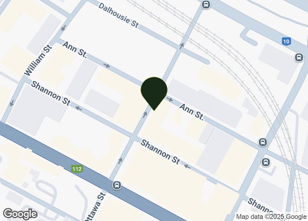 Map showing location at 45.4949783, -73.5585606