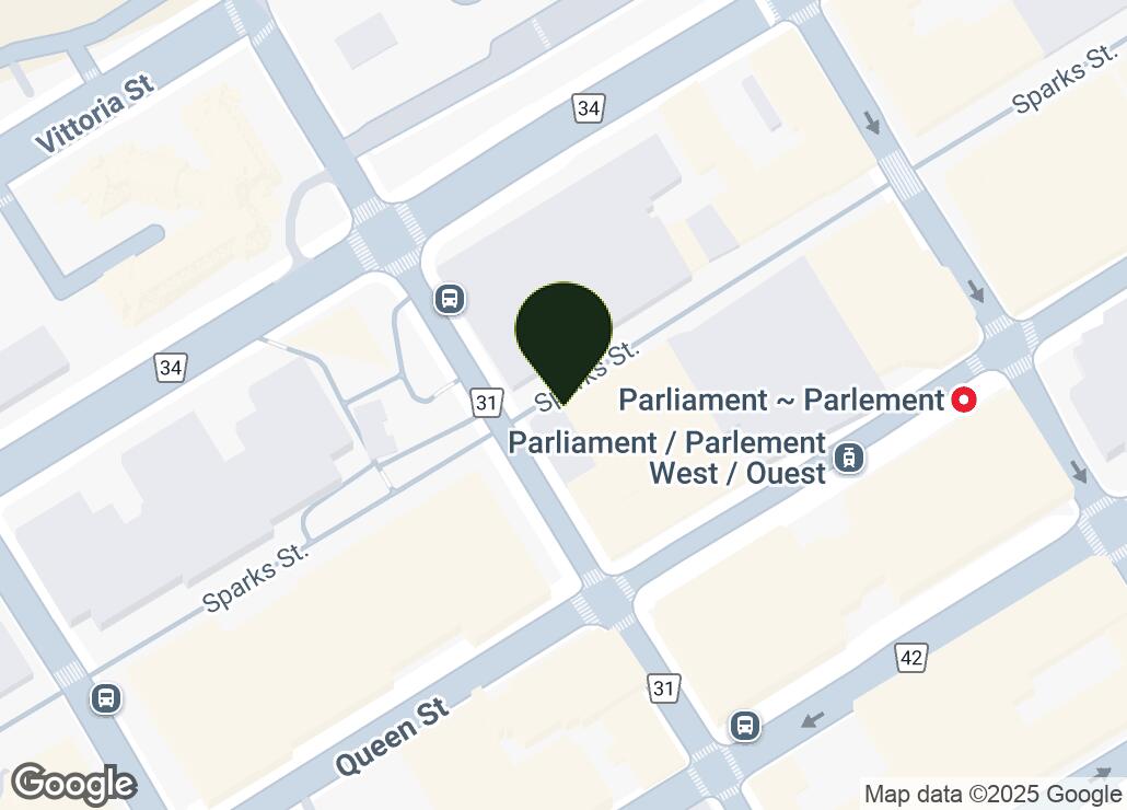 Map showing location at 45.4212152, -75.7010175