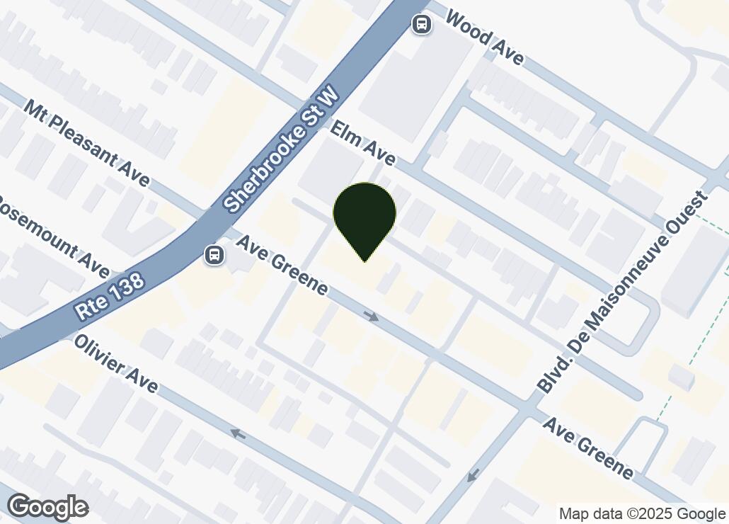 Map showing location at 45.4876824, -73.5907579