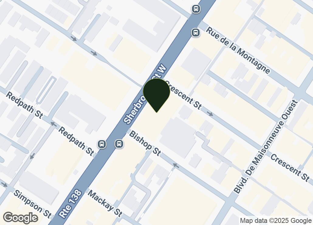 Map showing location at 45.4985219, -73.5794001