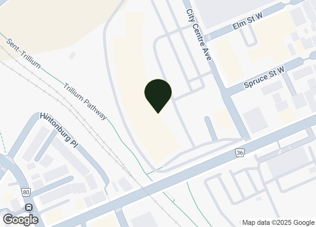 Map showing location at 45.4079638, -75.7185664