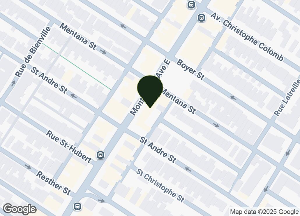 Map showing location at 45.5267046, -73.5801786