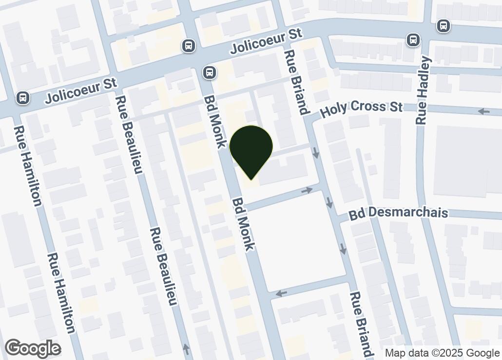 Map showing location at 45.4559702, -73.5948504