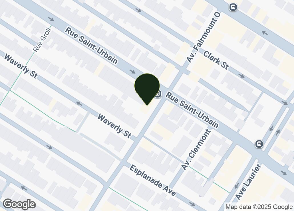 Map showing location at 45.5225181, -73.5959727