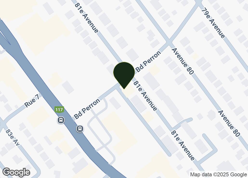 Map showing location at 45.5390524, -73.7446148