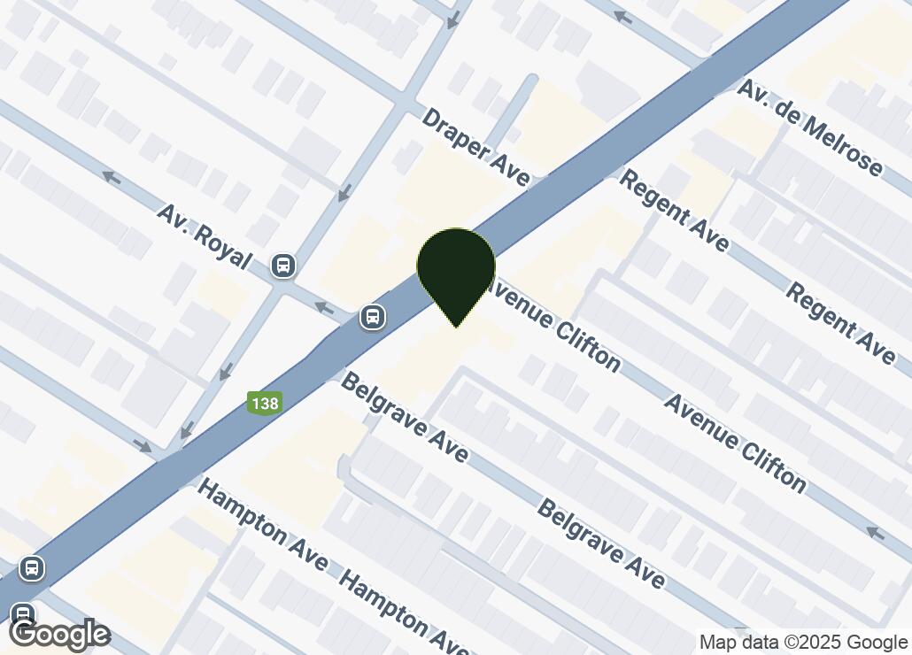 Map showing location at 45.4688028, -73.6188111