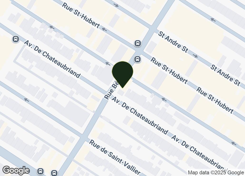 Map showing location at 45.538667, -73.6103274