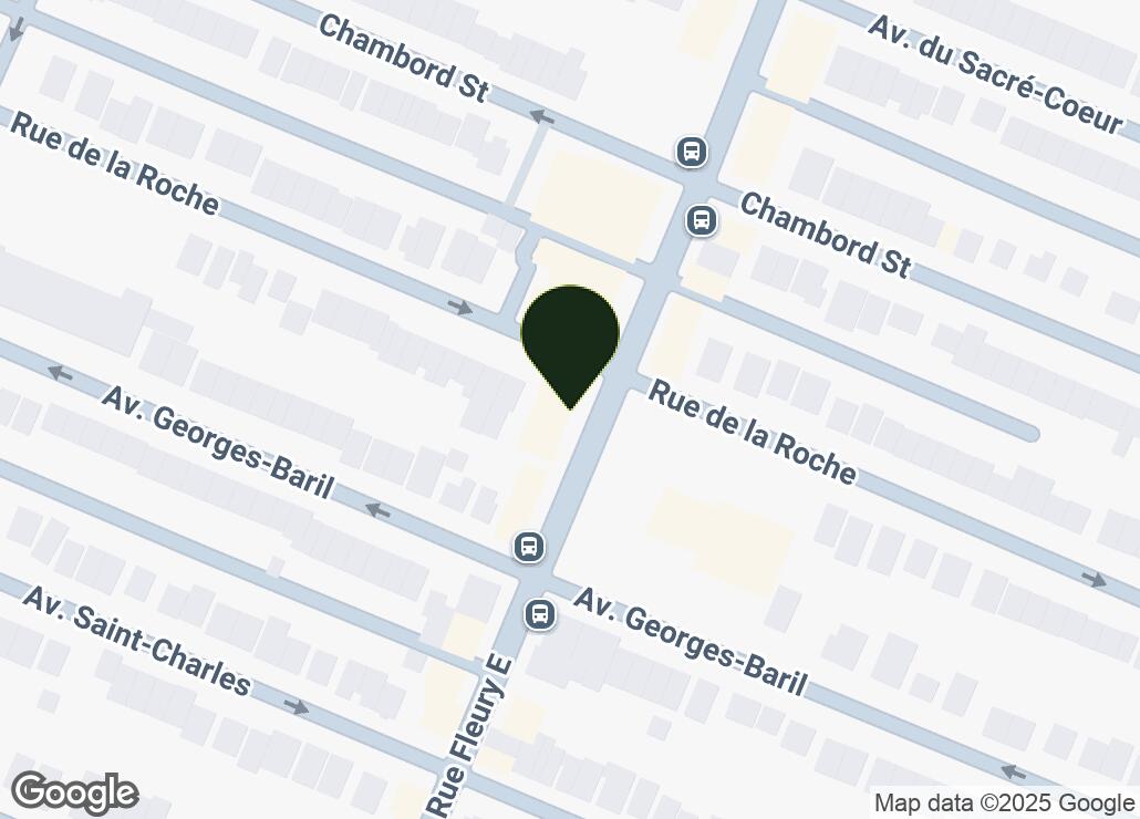 Map showing location at 45.558969, -73.6588117