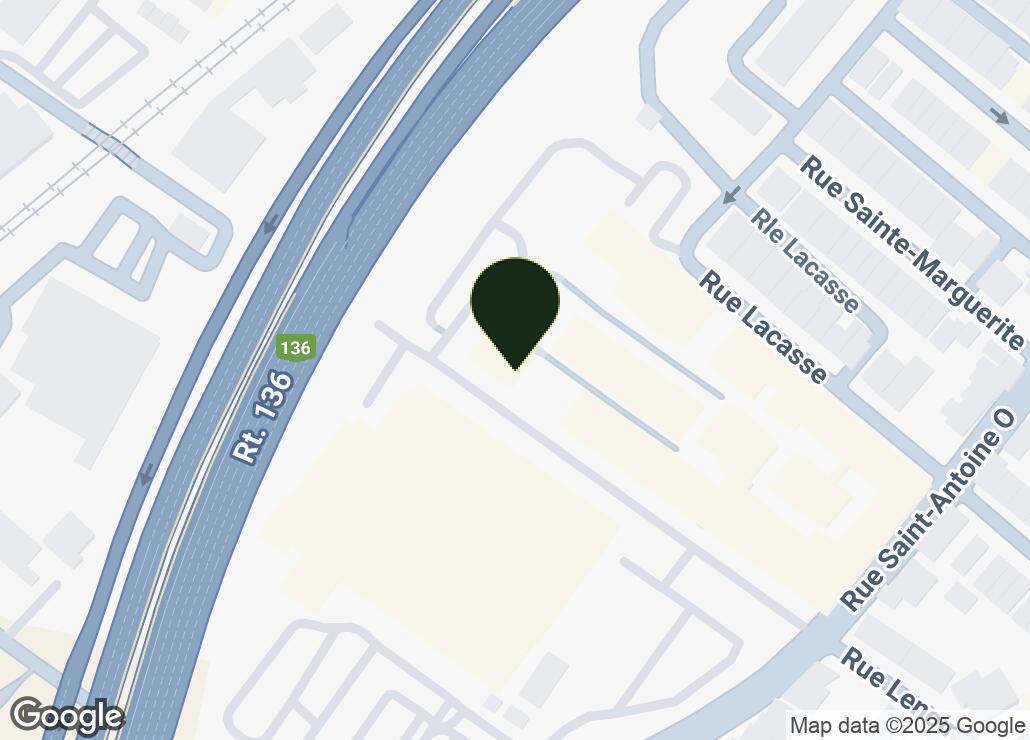 Map showing location at 45.4772604, -73.5932604