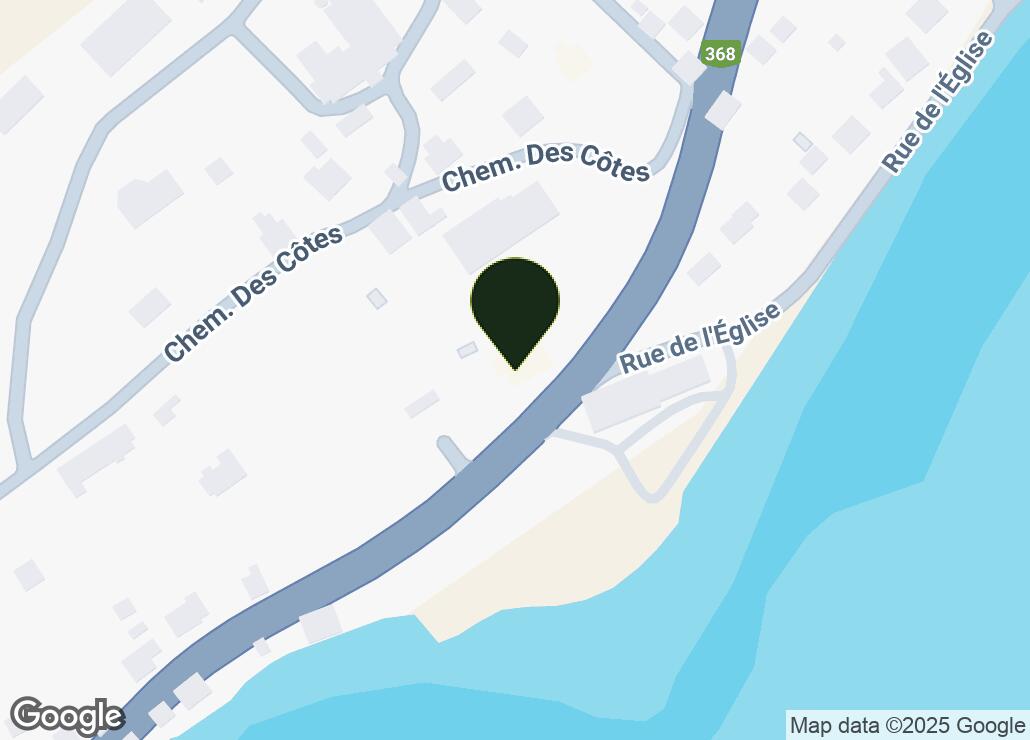 Map showing location at 46.9204641, -70.8906186