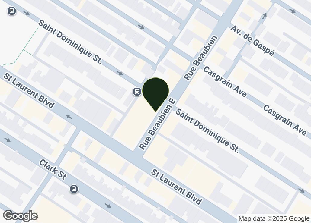 Map showing location at 45.5307928, -73.6081149